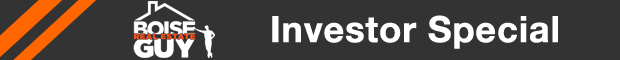 A weekly (ish) look at a great investment opportunity in Boise, ID